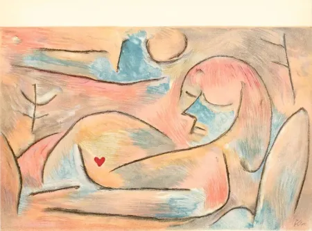 Lithograph Klee - Hiver