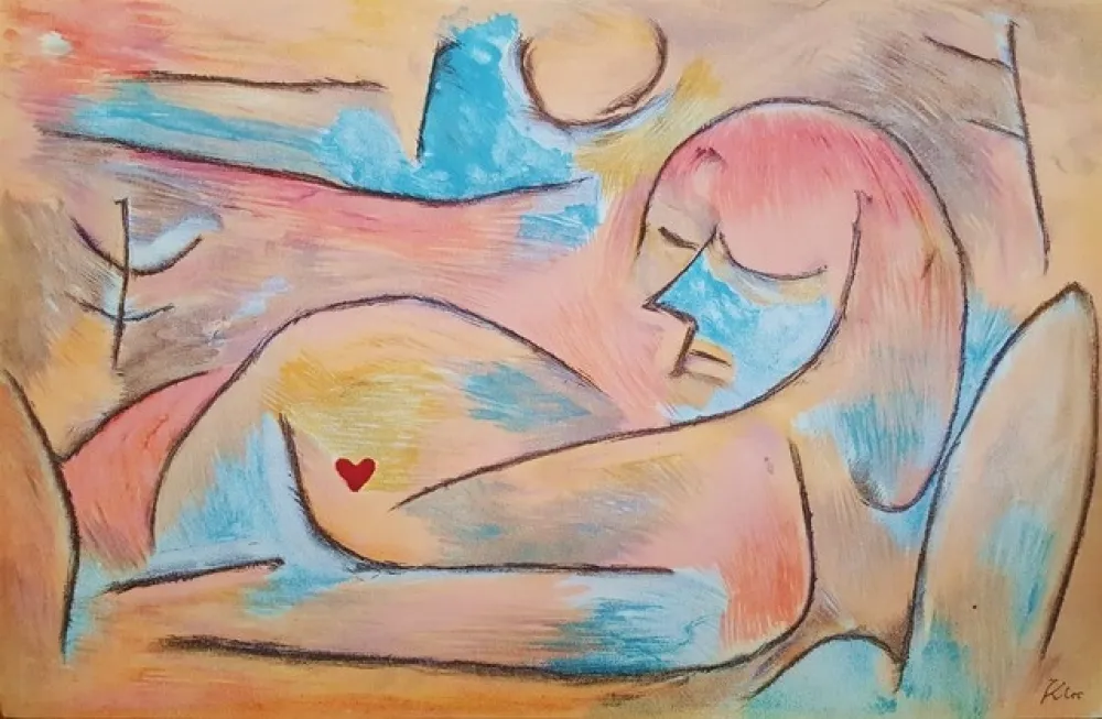 Lithograph Klee - Sommeil d'hiver (Winter)