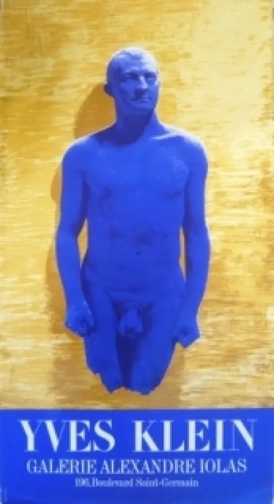 Screenprint Klein - Affiche exposition galerie Alexandre Iola