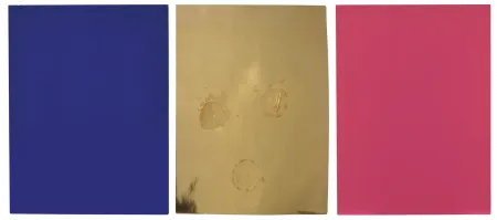 Screenprint Klein - Monochrome und Feuer 