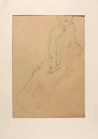 Lithograph Klimt - Untitled (b)