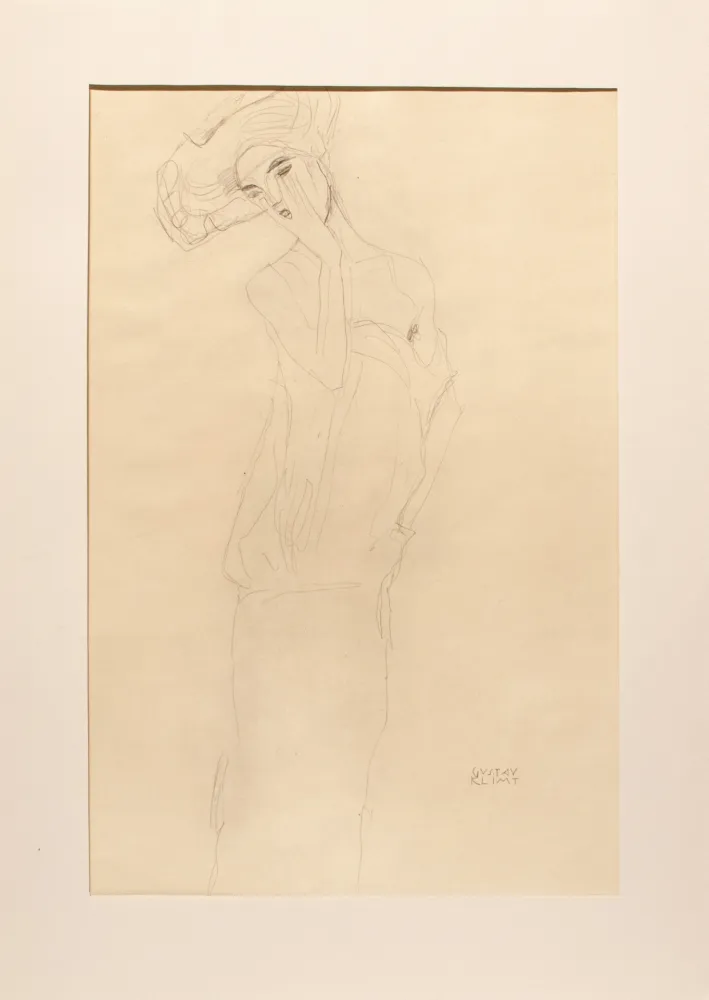 Lithograph Klimt - Untitled (f)