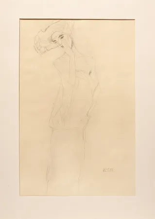 Lithograph Klimt - Untitled (f)