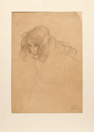 Lithograph Klimt - Untitled (s)