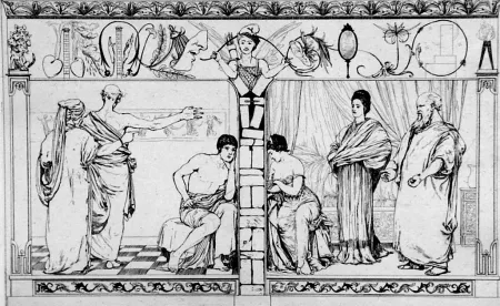 Etching And Aquatint Klinger - Piramo e Tisbe I(foglio 2a)