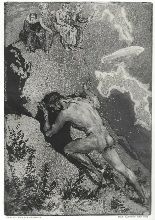 Etching And Aquatint Klinger - Sisyphus / Die Fakultäten