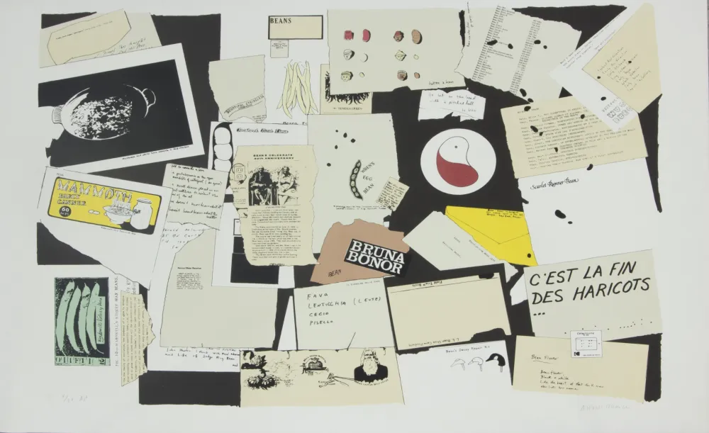 Screenprint Knowles - C'CE LA FINS DES HARICOTS