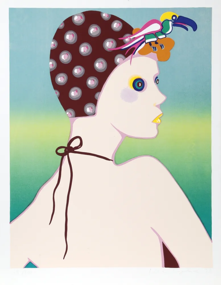 Screenprint Kogelnik - Crazy Bird