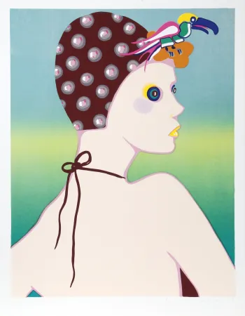 Screenprint Kogelnik - Crazy Bird