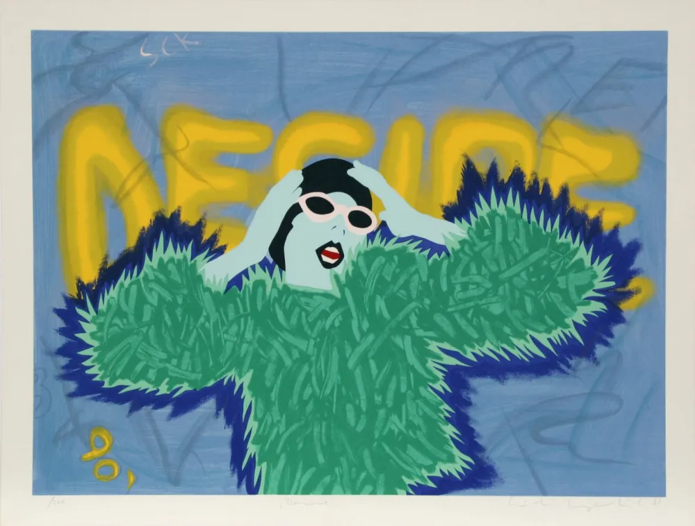 Screenprint Kogelnik - Desire