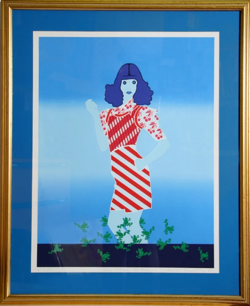 Screenprint Kogelnik - Happy Birthday Little Frogs