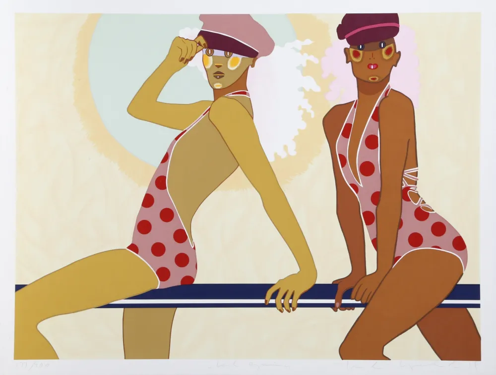 Screenprint Kogelnik - Look Again