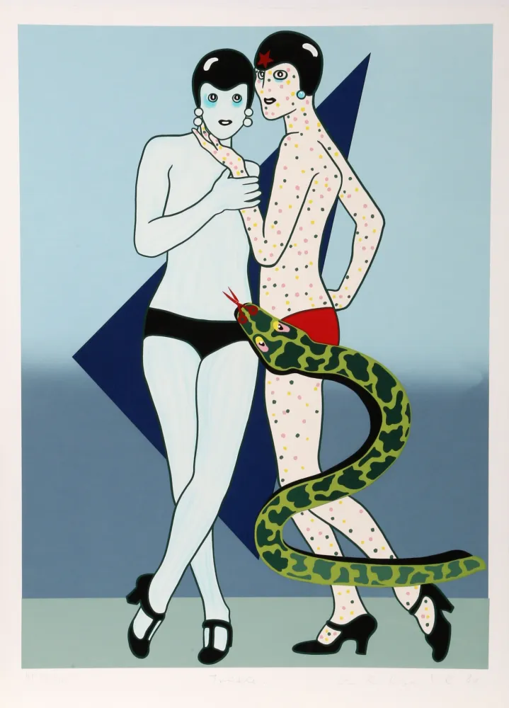 Screenprint Kogelnik - Triangle