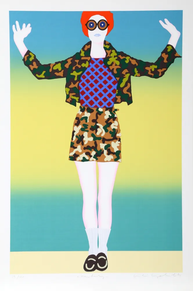 Screenprint Kogelnik - War Baby