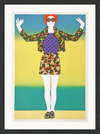 Screenprint Kogelnik - WAR BABY