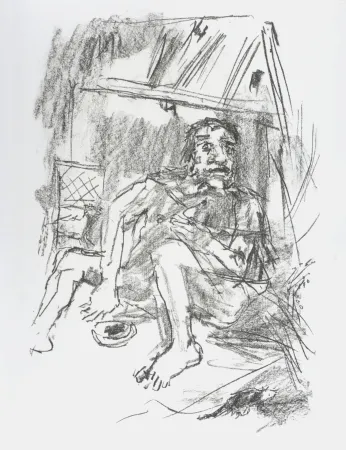 Lithograph Kokoschka - Edgar,1963