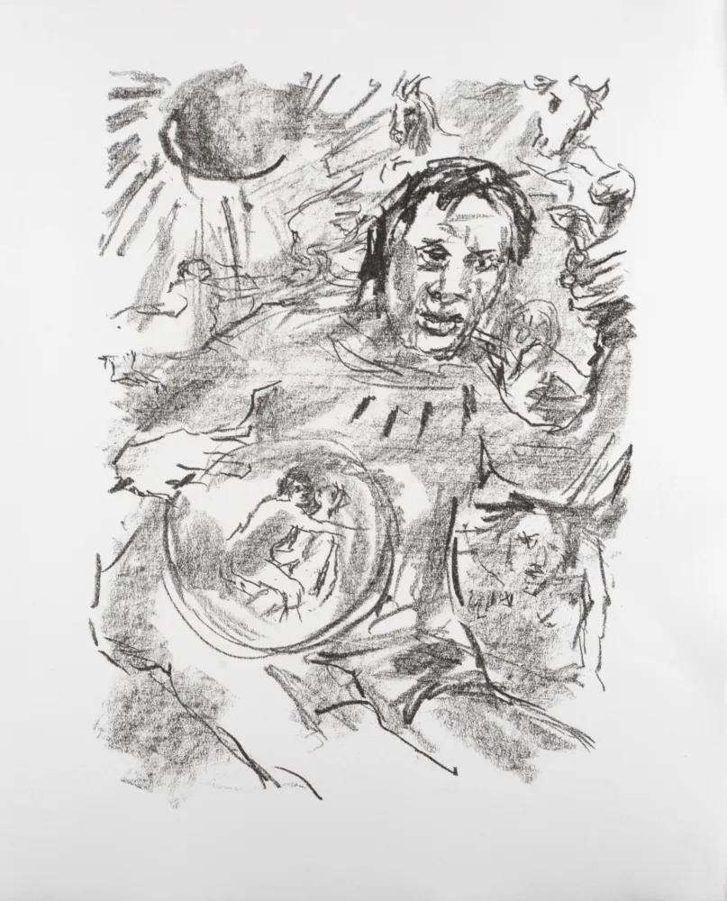 Lithograph Kokoschka - Edmund, 1963