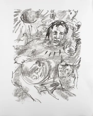 Lithograph Kokoschka - Edmund, 1963