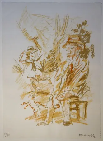 Lithograph Kokoschka - Erlebnis in Neapel