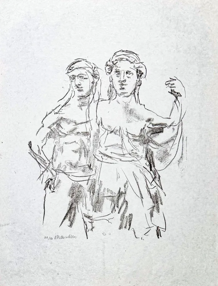 Lithograph Kokoschka - Oskar Kokoschka (1886–1980) – Lithograph on paper – 1963