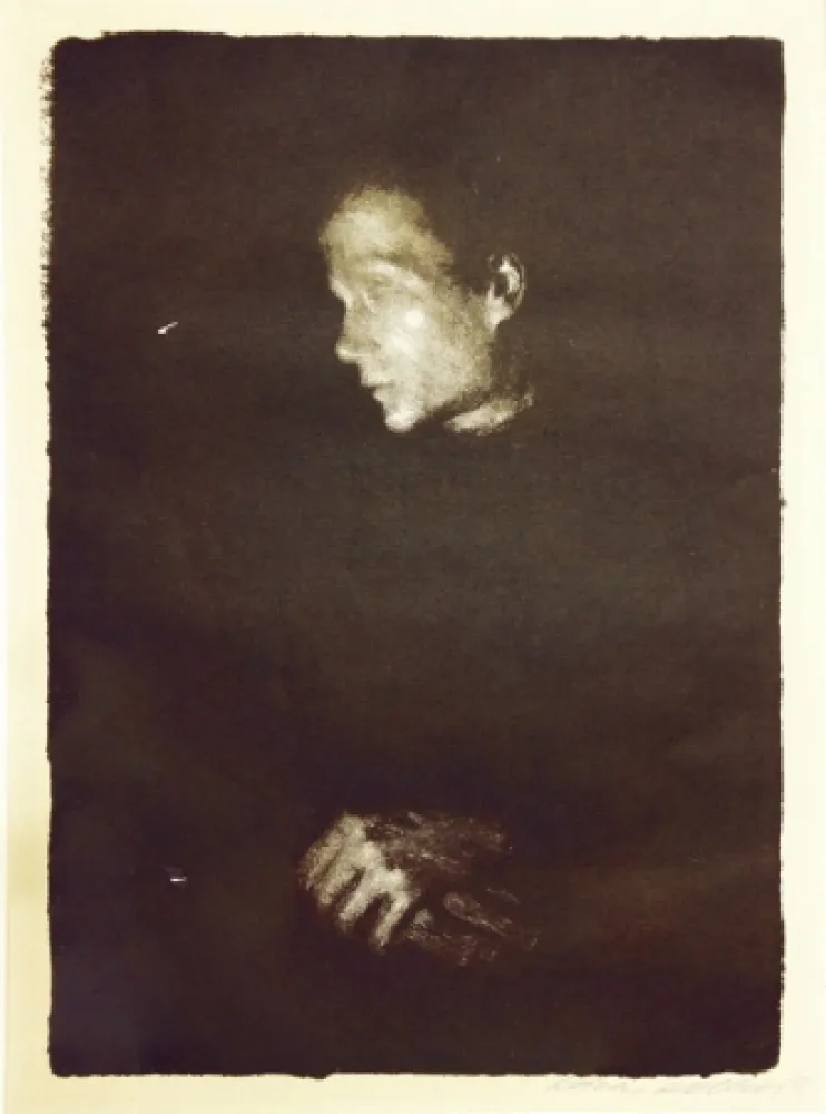 Lithograph Kollwitz - Arbeiterfrau im Profil Nach Links