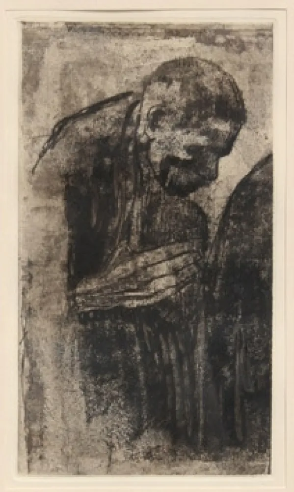 Etching Kollwitz - Portrait of a Man