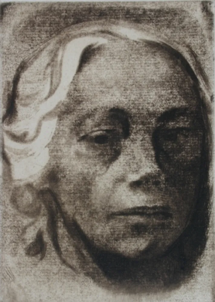 Etching Kollwitz - Self Portrait