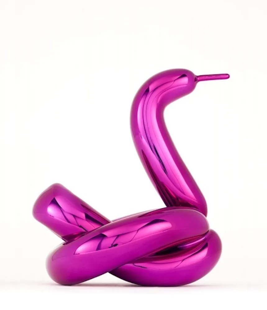 No Technical Koons - Balloon Swan (Magenta)
