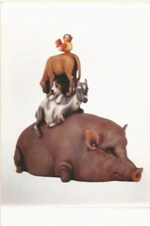 Lithograph Koons - Stacked