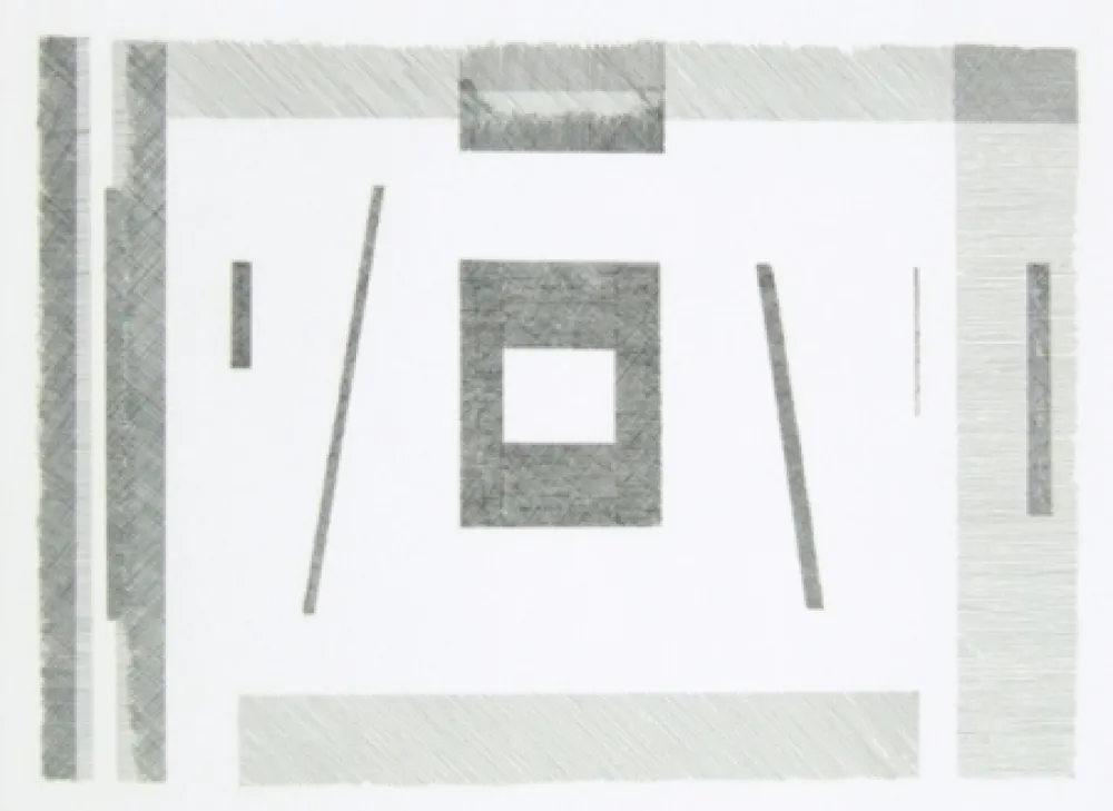 Etching Korompay - Composizione