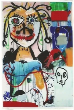 Lithograph Kostabi - Joachim