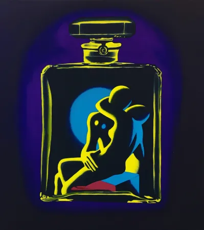 Screenprint Kostabi - KOSTABI #5 (PURPLE)