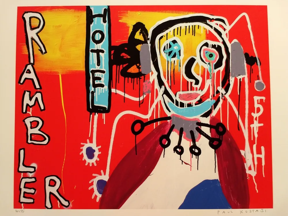 Lithograph Kostabi - Kostabi