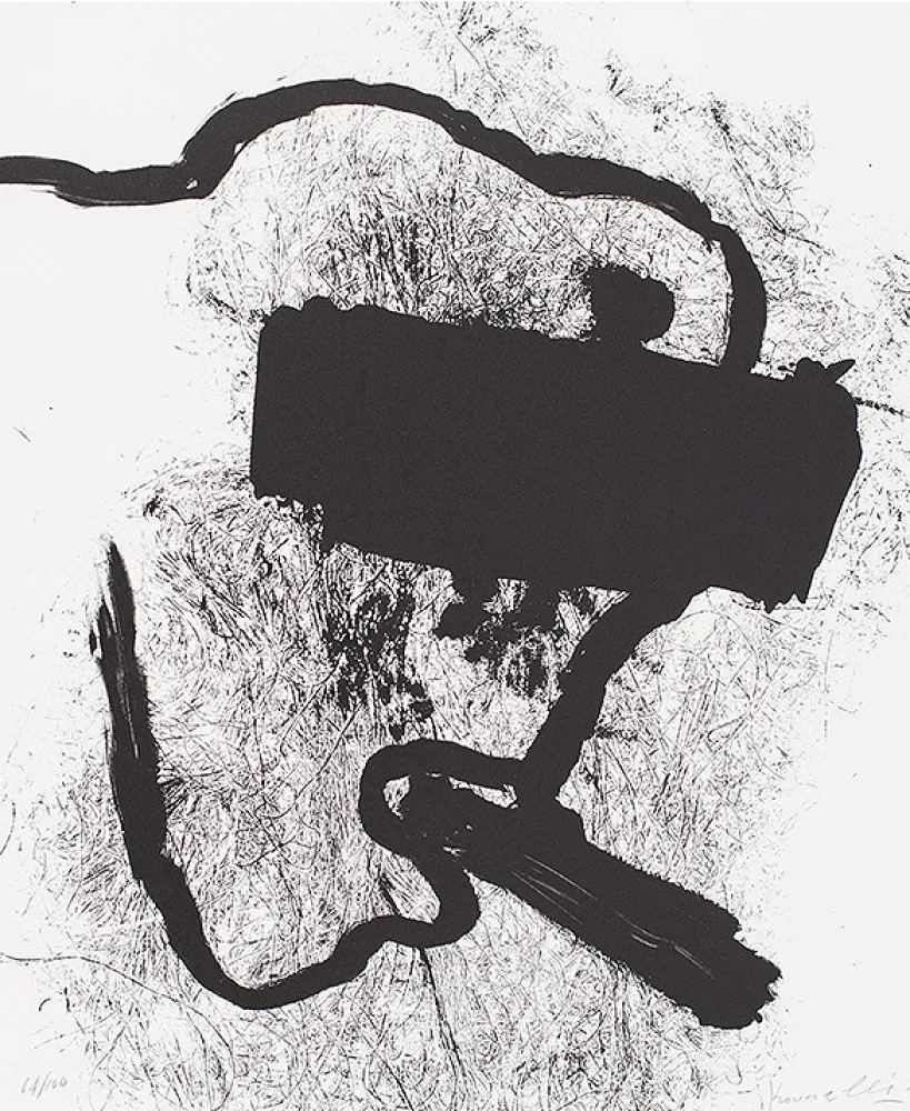 Lithograph Kounellis - Composition