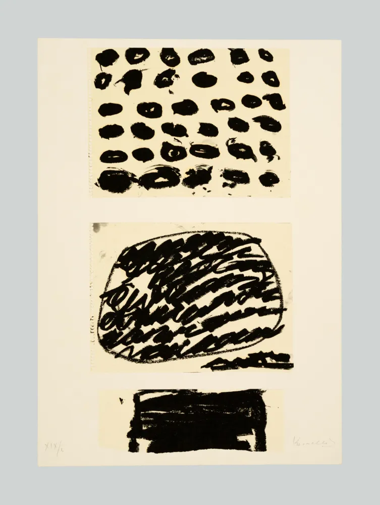 Lithograph Kounellis - Composizione