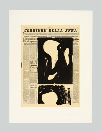 Screenprint Kounellis - Edizione notturna