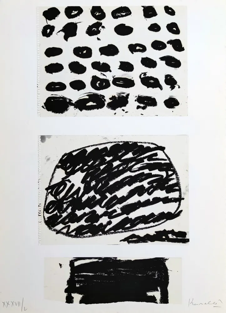 Screenprint Kounellis - Federico Garcia Lorca