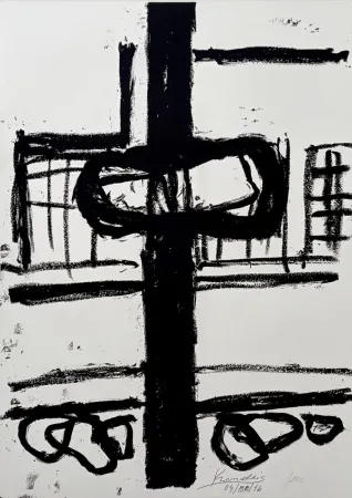 Screenprint Kounellis - Opera in ricordo di Mauro Rostagno