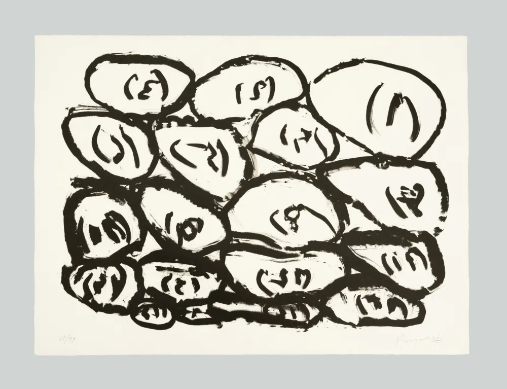 Lithograph Kounellis - Senza titolo