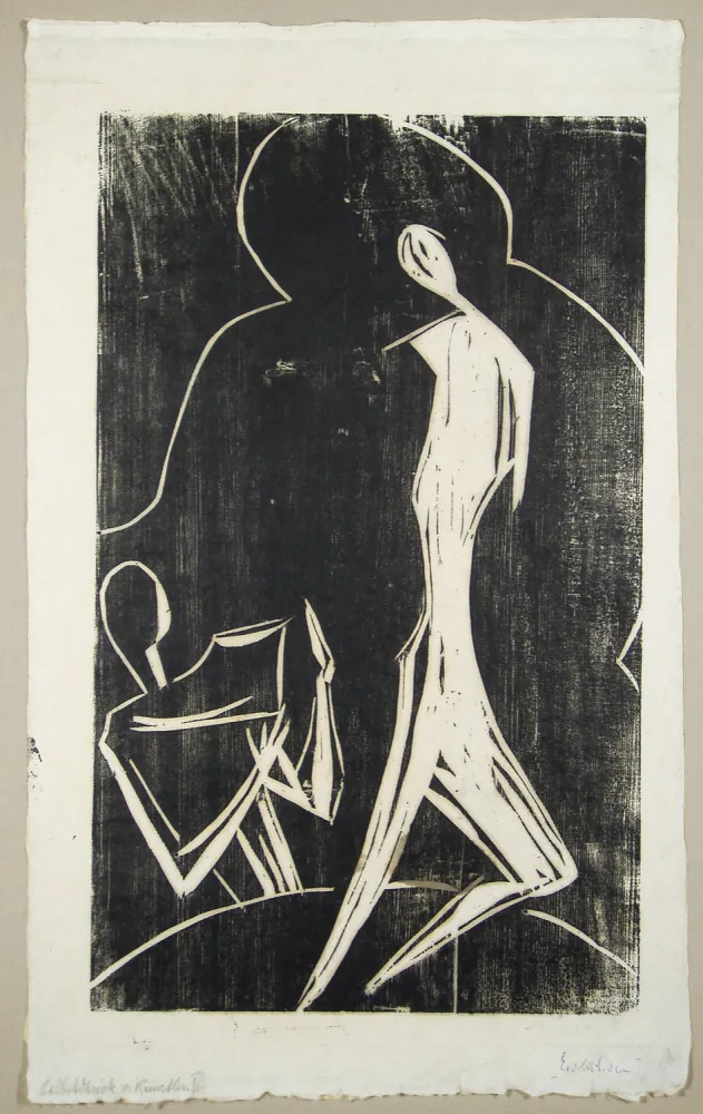 Woodcut Krantz -  Evokation (Evocation)