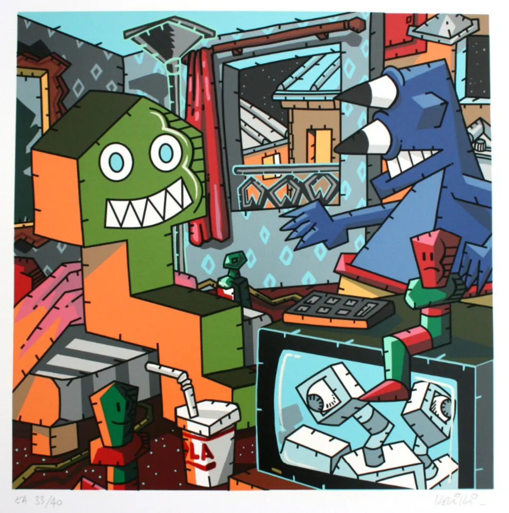 Screenprint Kriki - L’interieur