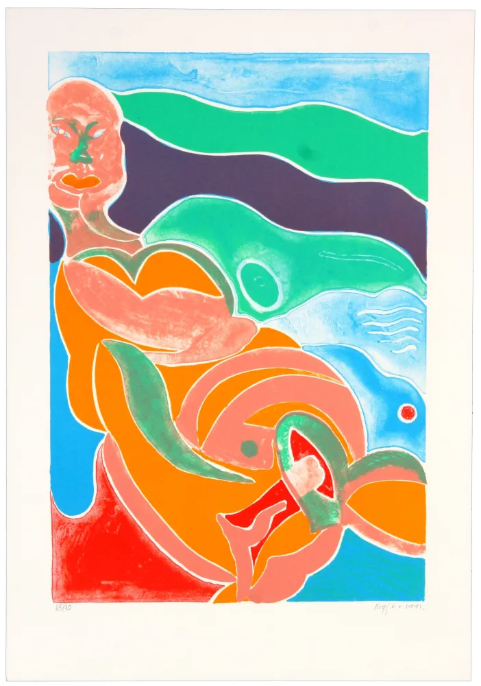 Lithograph Krøjer - Sans titre