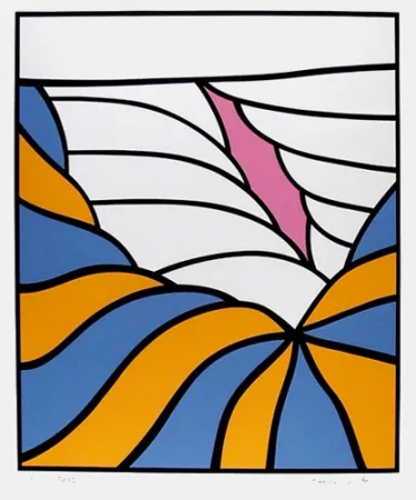 Screenprint Krushenick - Big Sky