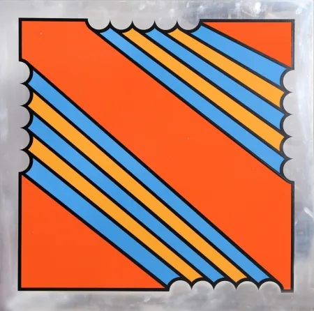 Screenprint Krushenick - Composition