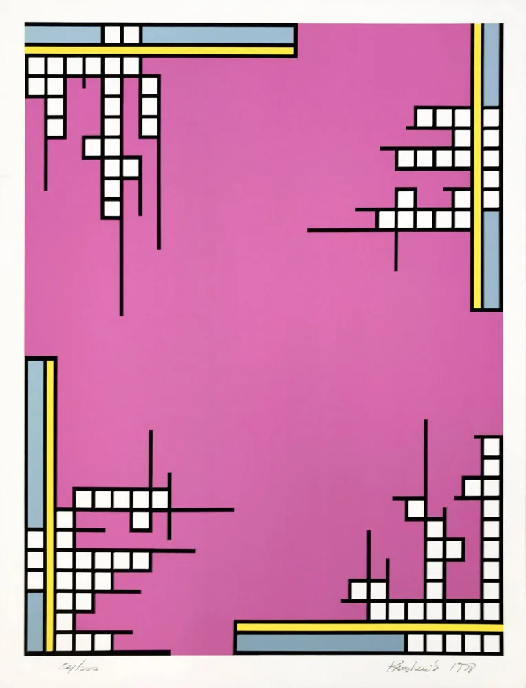 Screenprint Krushenick - OVER THE TOP