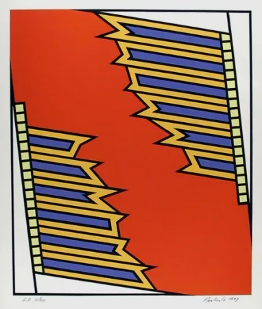 Screenprint Krushenick - Silver Liner