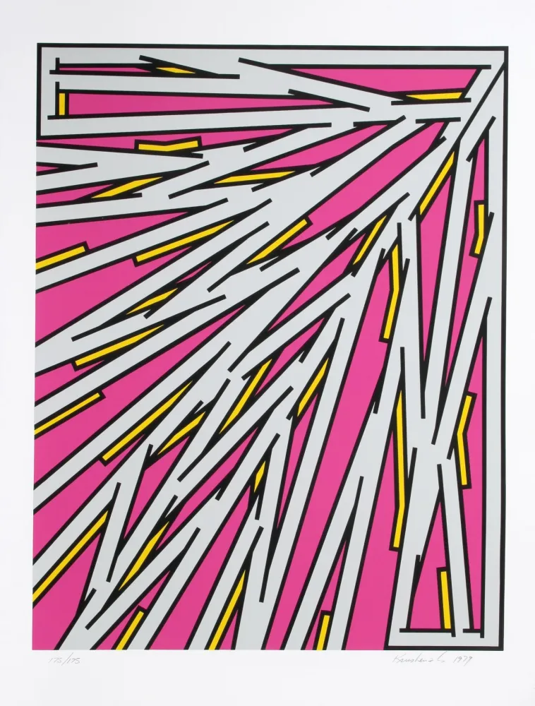 Screenprint Krushenick - Small Pink