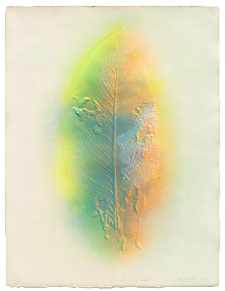 Lithograph Kudo - Fossil in Hiroshima