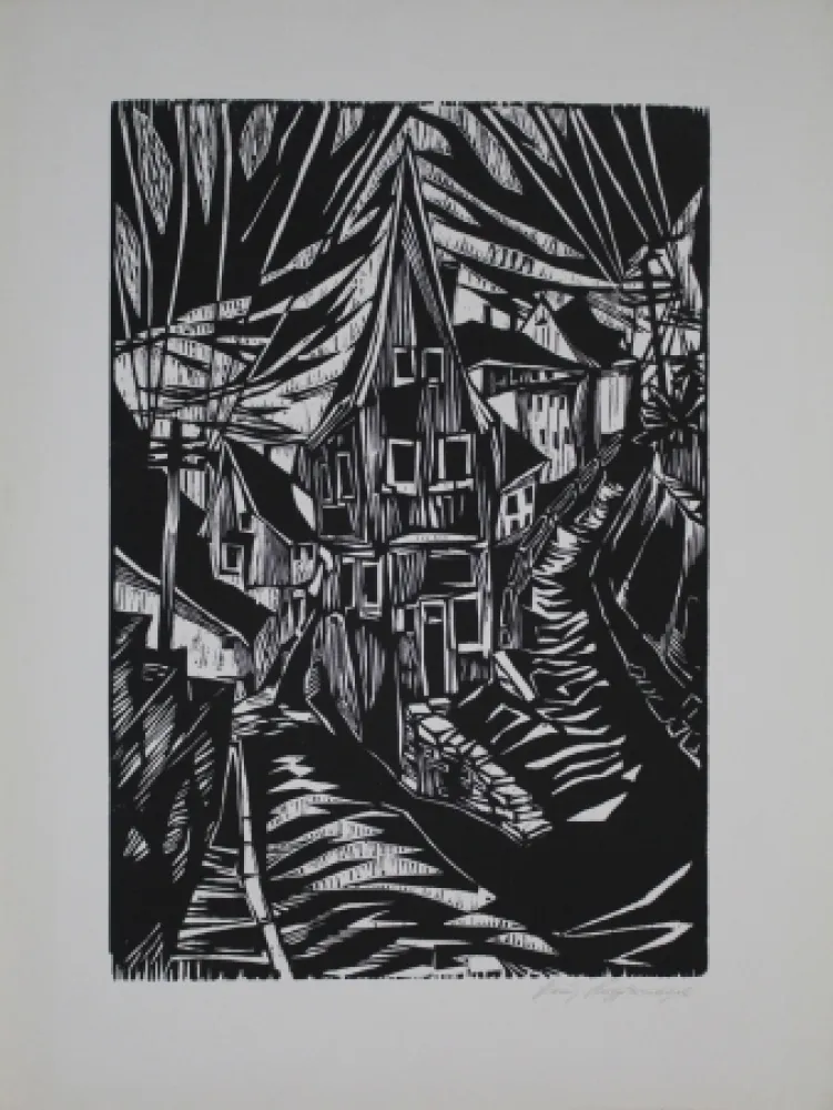 Woodcut Kupfernagel - Waldenburg