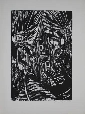 Woodcut Kupfernagel - Waldenburg